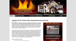 Desktop Screenshot of fire-proservices.com